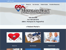 Tablet Screenshot of mountainheartcares.com